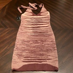JLUXLABEL Halter Sweater Mini dress Size S